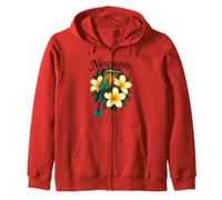 Nicaragua Guardabarranco Sacuanjoche Torogoz 505 Nicoya Flor Zip Hoodie