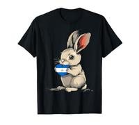 Nicaragua Rabbit Heart Nicaraguan Roots Nicaraguan Flag T-Shirt