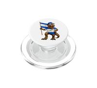 Nicaraguan Flag Dinosaur Roots T-Rex Pride Nicaragua PopSockets PopGrip for MagSafe