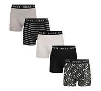 Nicce 5 Pack Mens Boxers TALOX - Soft Breathable Cotton Everyday Underwear - XXL - Assorted