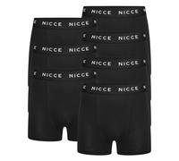 Nicce 7 Pack Mens Boxers GALEVEN - Soft Breathable Cotton Everyday Underwear - L - Black