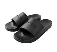 Nicce Black Sliders Men Rubber -Slip-On Sandals for Beach, Pool & Shower