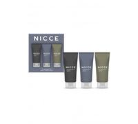 Nicce for Men Body Wash for Him Set 3 x 150ml Original#01, Fresh#02, Intense #03 Nicce