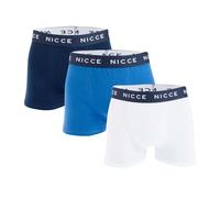 Nicce Men's Cosum 3 Pack Boxer Shorts in Blue