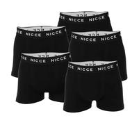 Nicce Men's Galan 5 Pack Boxer Shorts in Black