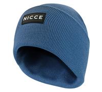 Nicce Mens Knitted Beanie Hat - Warm Soft Winter Thermal Hat - One Size - Element Blue