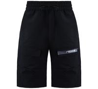 Nicce Men's Stretch Waist Black Graphic Logo Element Cargo Shorts | Size: Small Nicce Black S