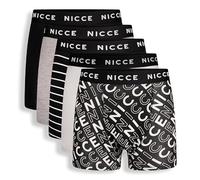 Nicce Men's Talox Boxers, Assorted Colours, 5 Pack | Small