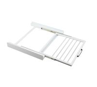 NICCO Universal Stacking Kit for Washing Machine and Tumble Dryer with Sliding Shelf, Washer Dryer Stand, 100kg Capacity, Safety Belt, 61x55x7.5cm Black