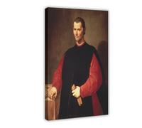Niccolo Machiavelli by Santi Di Tito Canvas Art Poster And Wall Art Picture Print Modern Family Bedroom Decor Frame 16x24inch(40x60cm)
