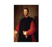 Niccolo Machiavelli by Santi Di Tito Canvas Art Poster And Wall Art Picture Print Modern Family Bedroom Decor Unframe 20x30inch(50x75cm)