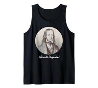 Niccolo Paganini Composer Portrait T-Shirt Tank Top