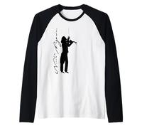 Niccolo Paganini Musicians Classical Music Raglan Baseball Tee
