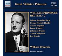 Niccolo Paganini - William Primrose Recital - New CD - 89 - S4z