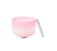 NICCOO 10inch Crystal Singing Bowl Sound Healing C Note Heart Chakra Quartz Gift for Meditation Prayer Yoga Relaxation with O-Ring and Suede Mallet
