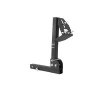 NICCOO 2-Inch Receiver Hitch Mount Spare Tire Carrier | Foldablr & Adjustable Trailer Hitch Spare Tire Mount | Heavy-Duty Tyre Mount for SUV, Truck & Caravan