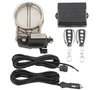 NICCOO 3inch/76mm Electric Exhaust Control Pipe Downpipe Valve Car Engine Exhaust Control Valve Cutout Low Pressure Remote Control