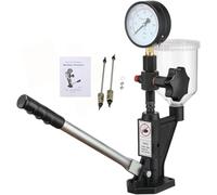 NICCOO 600Bar Diesel Injector Tester 8700PSI Diesel Fuel Injector Nozzle Tester with Dual Scale Gauge to Adjust Injector Nozzle Pressure and Testing Diesel Injector Nozzle Pop Pressure Tester