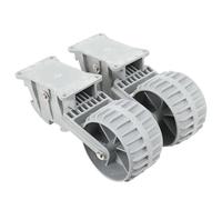 NICCOO Boat Launching Wheels Dinghy Dolly Wheels Inflatable Boat Transom Launch Wheels 250 LBS Loading Capacity