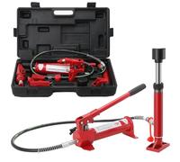 NICCOO Car Hydraulic Jack 4 Ton Power Hydraulic Ram with Pump Auto Body Dent Car Frame Repair Tool Kit with Storage Case