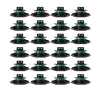 NICCOO Decking Pedestal Riser Bearing Support Height Adjustable Deck Raising Support Base Pack of 24 (40mm-60mm)