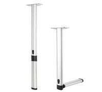 NICCOO Folding Table Leg RV Hanging Wall Table Surpport Leg System 452mm/702mm Height Adjustable for Campervan Caravan Motorhome Boat