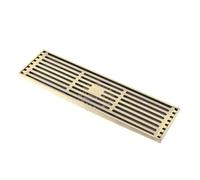 NICCOO Linear Shower Drain Floor Drain Wet Room Drainer Anti-odor for Kitchen Bathroom Washroom 300x82 mm