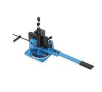 NICCOO Manual Metal Bender 120 Degree Rebar Bending Machine for Flat/Square/Round/Angle Steel - Metal Fabrication Tool for Workshop Repair Shop & DIY