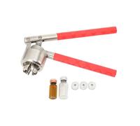 NICCOO Manual Perfume Crimper & Capping Tool - Stainless Steel Capping Tool for 13mm Aluminium Caps, Perfume Bottle Sealer for Vials, Essential Oils, Labs & DIY