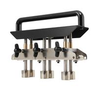 NICCOO Metal Edge Roller Bender Roofing Sheet Bending Tool 3 Station for 0-90 Degree Angle 13-130mm Bending