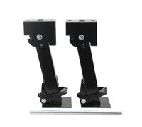 NICCOO RV Stabilizer Jacks, Caravan Corner Steadies, 450kg Capacity Adjustable Campervan Stabiliser Legs with Steel Bar - Pair of Levelling Jacks for Static Caravan & Trailer Support