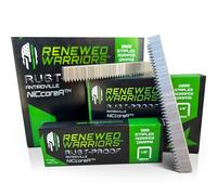 NiCcoreA Rustproof Staples T50 (Half Inch Leg; 3/8" Crown) Outperforms Stainless Steel Staples Marine 1/2; T50 Staple 1/2 in Leg for Deep Penetration Stronger Than SS - (2000 Count Pack)