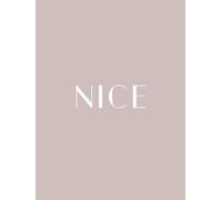 Nice: A Decorative Book | Perfect for Coffee Tables, Bookshelves, Interior Design & Home Staging