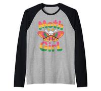 Nice Aesthetic Vibrant Super Fantastic Lepidoptera Bold Moth Raglan Baseball Tee