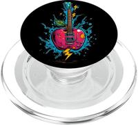 Nice Apple Guitar for Rock Music Lovers PopSockets PopGrip for MagSafe