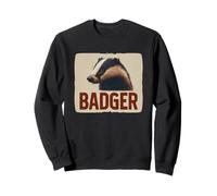 Nice Badger Costume for Speech and Badgers Lovers Sweatshirt