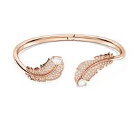 Swarovski Jewellery Swarovski Nice Feather Rose Gold Tone Crystal Bang