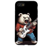 Nice Bear with Rock'n Roll Guitar Costume Case for iPhone SE (2020) / 7 / 8