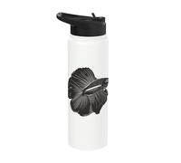Nice Betta Exotic Pet Fish Japanese Fighting Fish Aquarium Stainless Steel Insulated Water Bottle