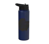 Nice Betta Exotic Pet Fish Japanese Fighting Fish Aquarium Stainless Steel Insulated Water Bottle