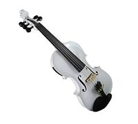 Nice Black Colors 5 Strings Electric Violin & Acoustic Violin 4/4 Solid Wood Violin Violin (Color : B)