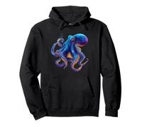 Nice Blue Octopus Costume for Boys and Girls Pullover Hoodie
