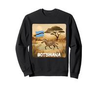 Nice Botswana View with Animal and Nature Costume Sweatshirt