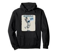 Nice Botswana Zebra Animal Costume for Flag Lovers Pullover Hoodie