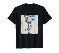 Nice Botswana Zebra Animal Costume for Flag Lovers T-Shirt