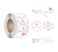 Nice Bow Stickers Thank You Label Decorative Stickers for Party Seal Labels