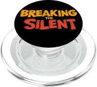 Nice Breaking the Silent Look in Cool Colors PopSockets PopGrip for MagSafe