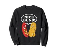Nice Buns! - Funny Hot Dog Lover Food Glizzy Meme Hot Dogs Sweatshirt