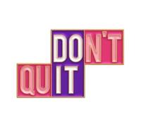 Nice But Psycho Enamel Pin No More Drama - Is It Friday Still Stu?" Brooch For Collar Fun Quotes, Normal, Non-precious metal