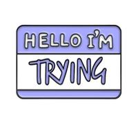 Nice But Psycho Enamel Pin No More Drama - Is It Friday Still Stu?" Brooch For Collar Fun Quotes, Normal, Non-precious metal